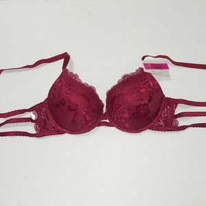Super Extra Push Up Extrema Padded Bombshell Add Two Cup Bra 3 Hooks.